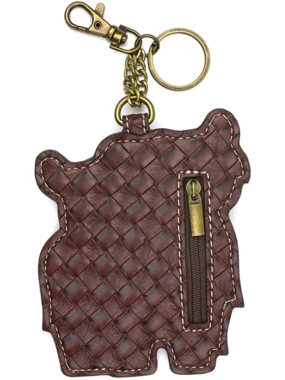 Farm Collection Women's Decorative Key Fob & Coin Purse - Highland Cow Design